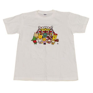 Printstar Graphic T-Shirt White Short Sleeve Stretch Food People Women Small